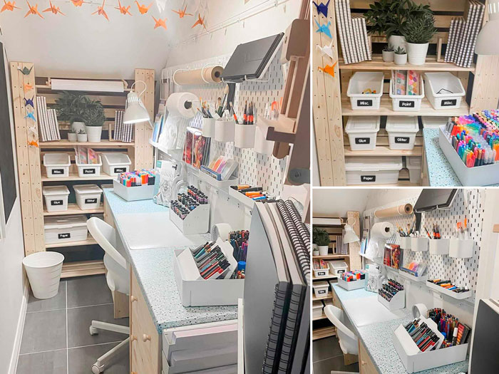 Craft Room Organization Inspiration  Craft storage cabinets, Ikea craft  room, Craft storage furniture