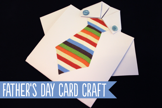 DIY Father's Day Cards- Origami Shirt - Bright Star Kids USA