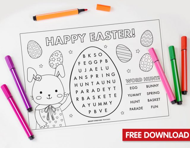 Printable Easter Activities (Free Download) - Bright Star Kids USA